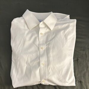 Charles Tyrwhitt White Dress Shirt 16.5 35 Classic Fit